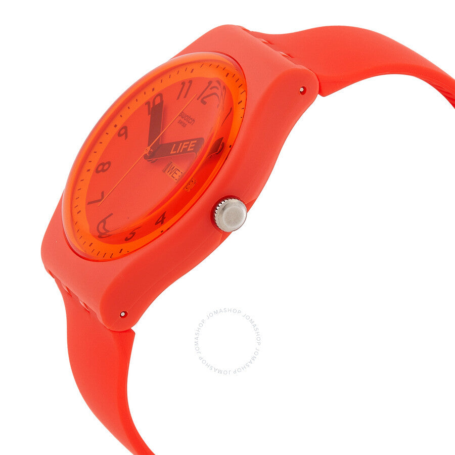 Swatch Pride Quartz Red Dial Unisex Watch SO29R705 - Dawson Watches #2