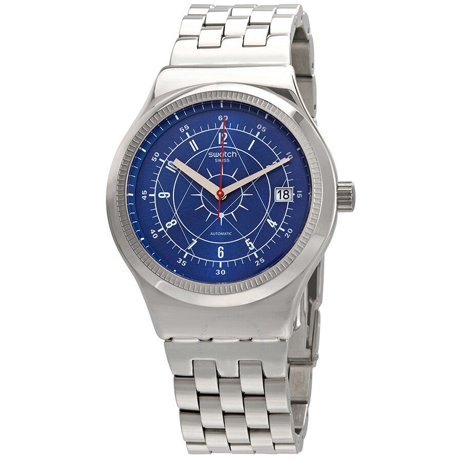 Swatch Boreal Automatic Blue Dial Men's Watch YIS401G - Dawson Watches