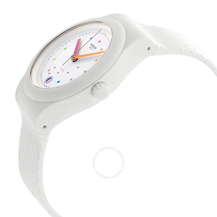 Swatch Sistem Polka Automatic White Dial Men's Watch SUTW403 - Dawson Watches #2
