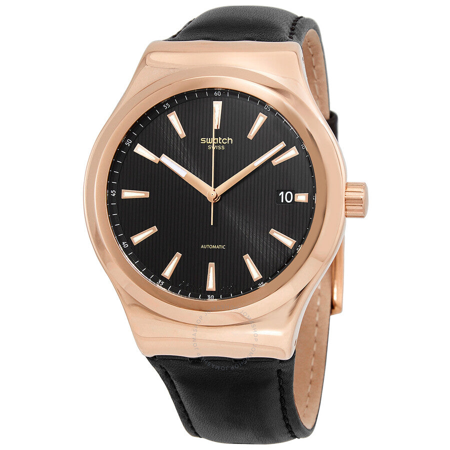 Swatch Sistem Rosee Automatic Black Dial Unisex Watch YIG400 - Dawson Watches