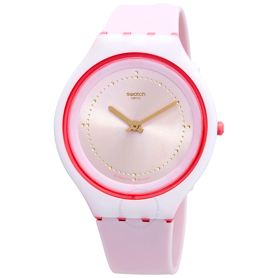 Swatch Skinblush Pink Dial Ladies Watch SVUP101 - Dawson Watches