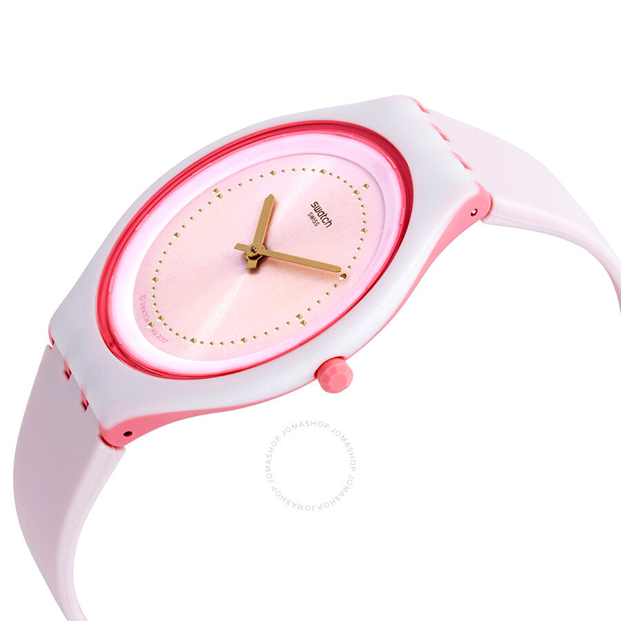 Swatch Skinblush Pink Dial Ladies Watch SVUP101 - Dawson Watches #2