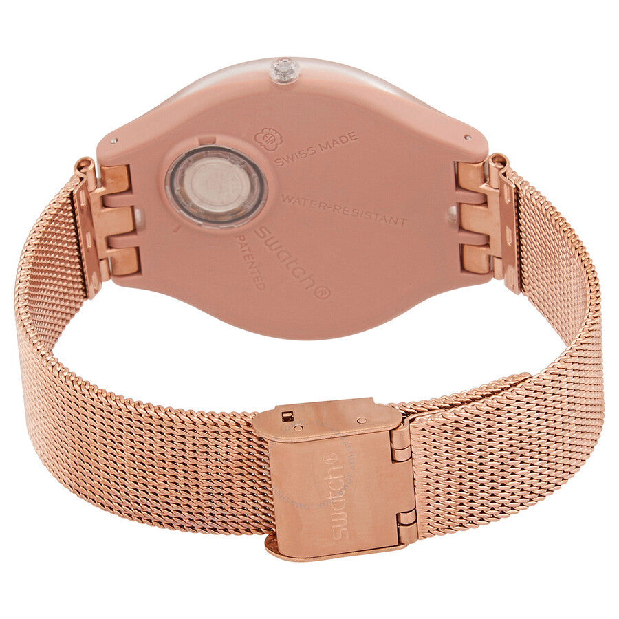 Swatch Skinchic Quartz Pink Dial Ladies Watch SVUP100M - The Watches Men & Co #3