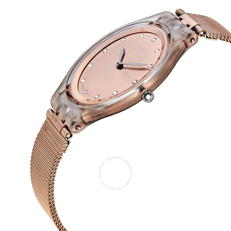 Swatch Skinelli Quartz Rose Dial Ladies Watch SVUK102M - Dawson Watches #2