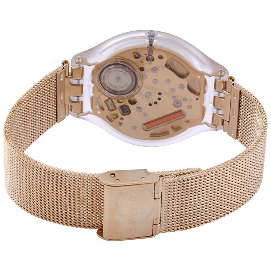 Swatch Skinelli Quartz Rose Dial Ladies Watch SVUK102M - Dawson Watches #3