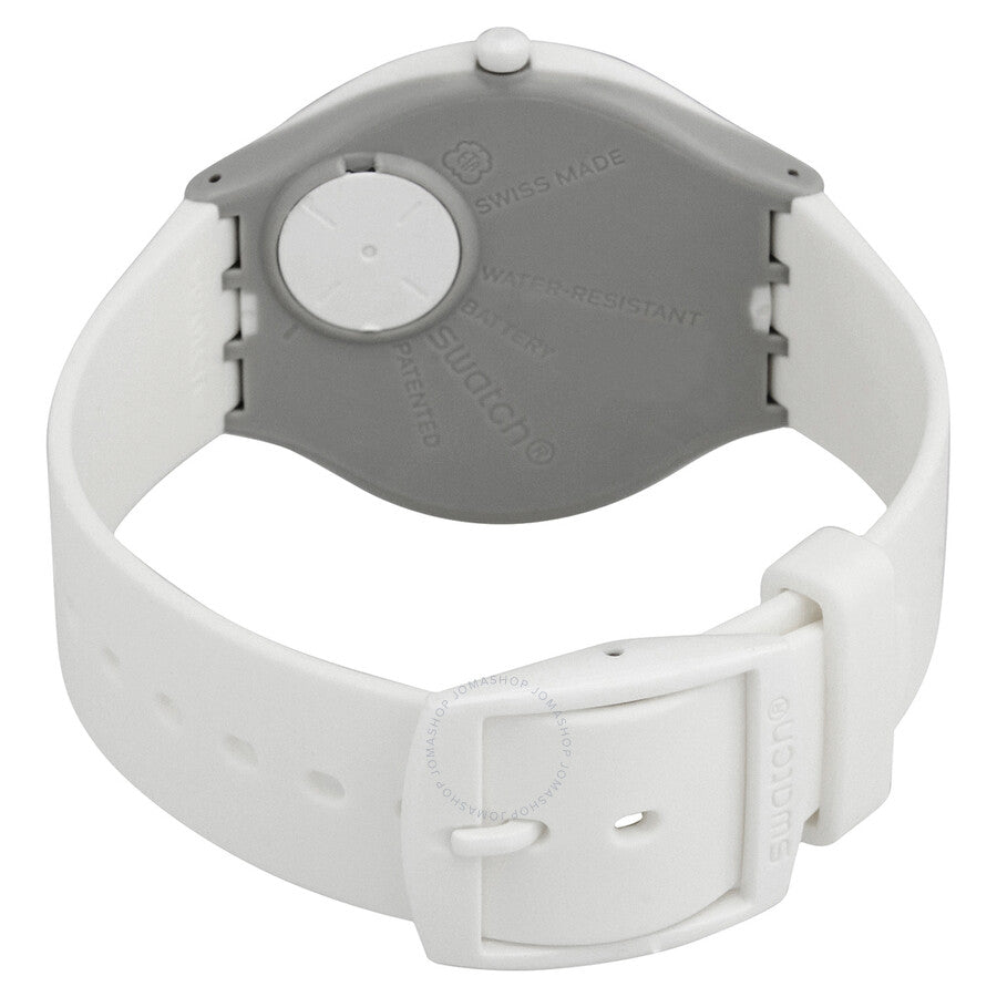 Swatch Skinpure White Silicone Rubber Watch SVOW100 - Dawson Watches #3