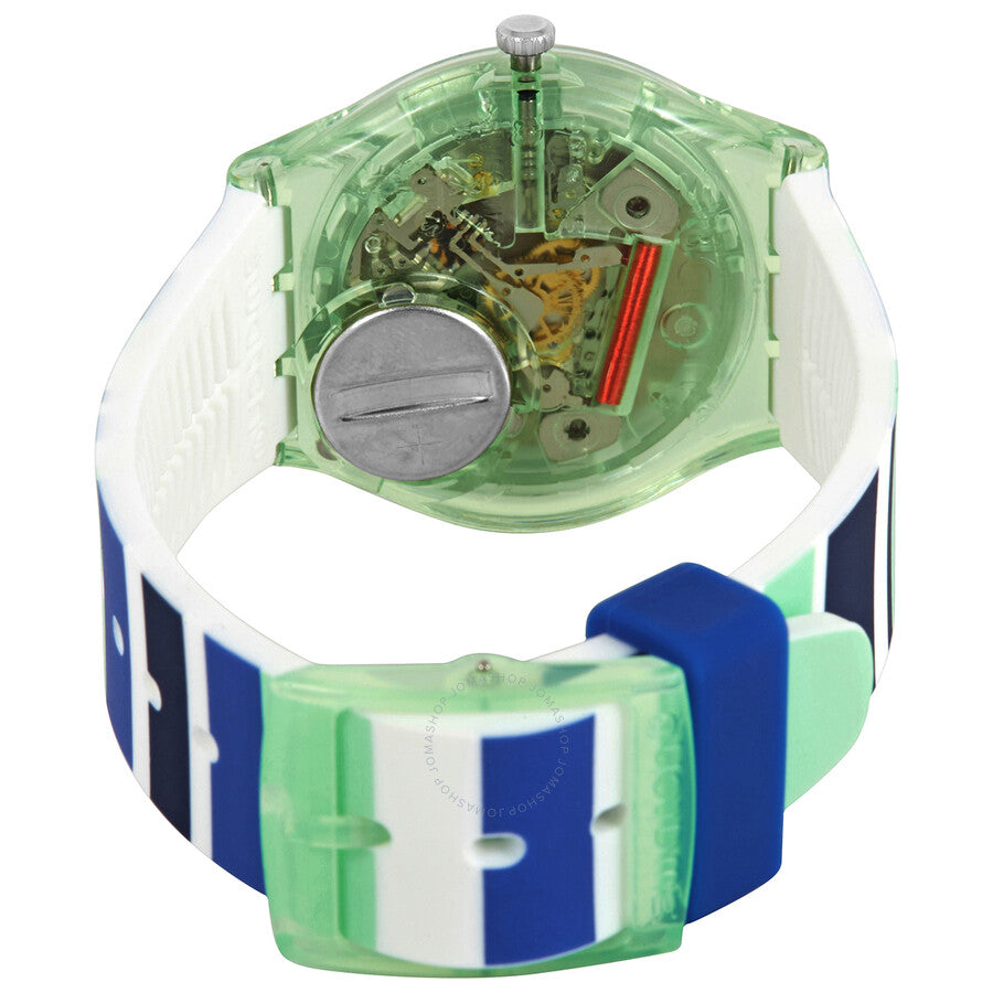 Swatch Sky Zebra Quartz White Dial Watch GG711 - Dawson Watches #3