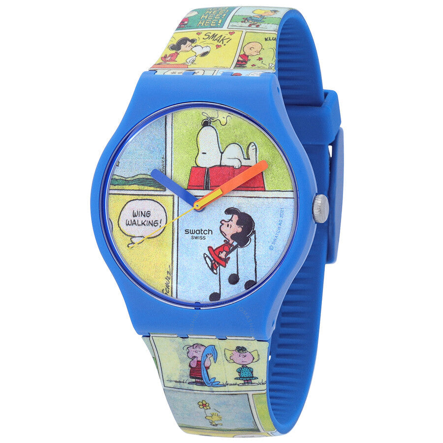 Swatch Smak X Peanuts Quartz Unisex Watch SO29Z108 - Dawson Watches