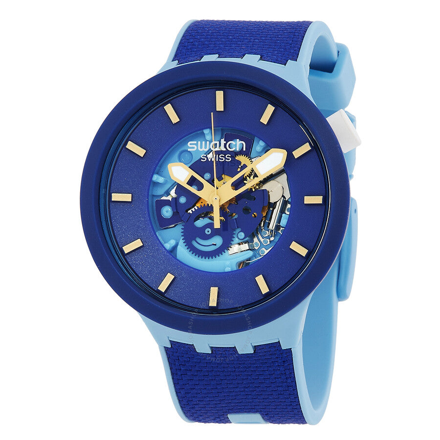 Swatch The January Collection Quartz Blue Dial Men's Watch SB05N105 - Dawson Watches