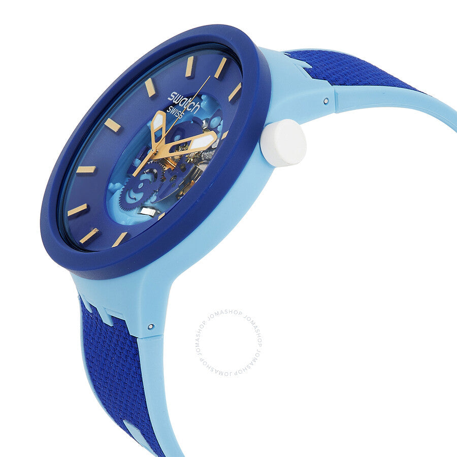 Swatch The January Collection Quartz Blue Dial Men's Watch SB05N105 - Dawson Watches #2