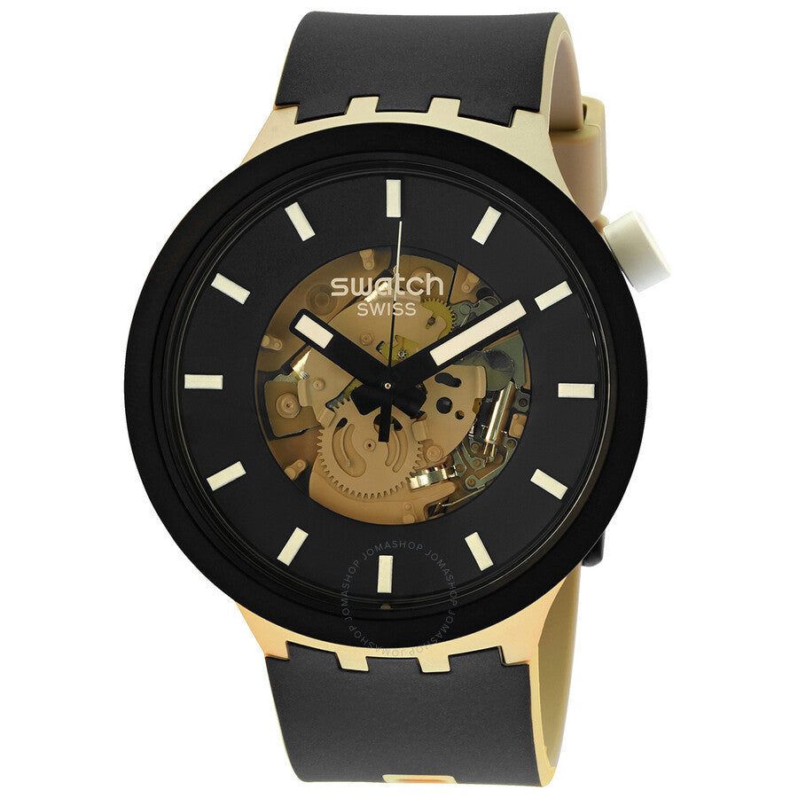 Swatch The September Collection Quartz Black Dial Men's Watch SB03C100 - Dawson Watches