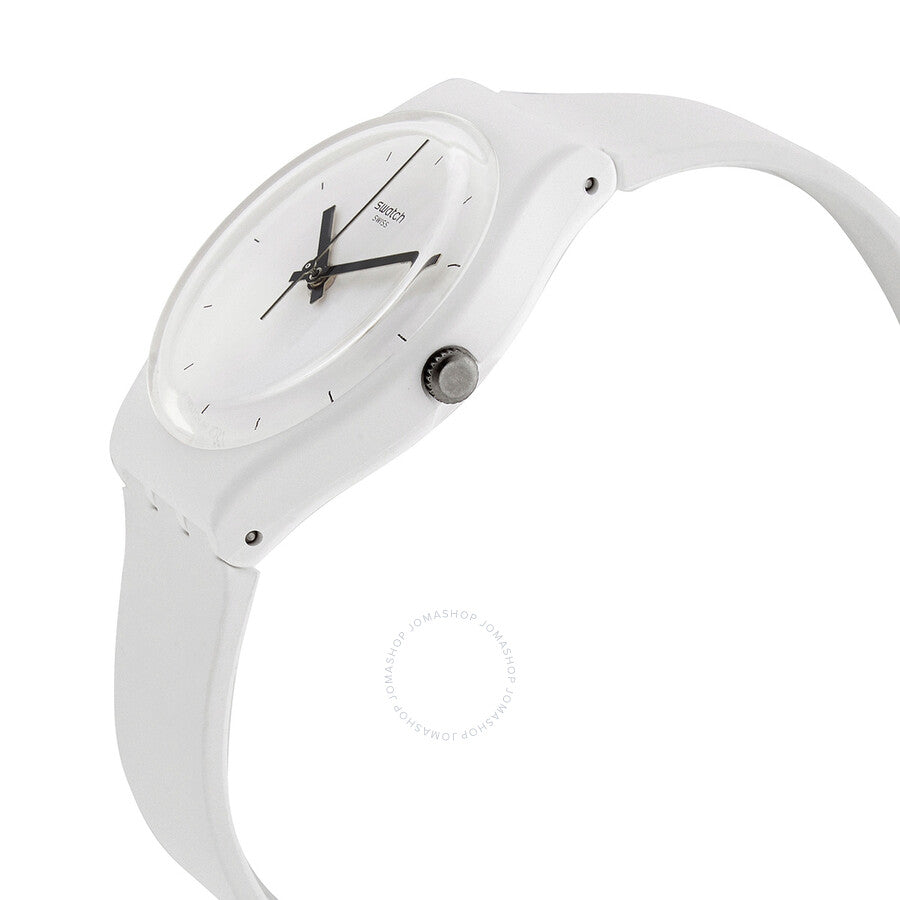 Swatch Think Time White Quartz White Dial Ladies Watch SO31W100 - Dawson Watches #2