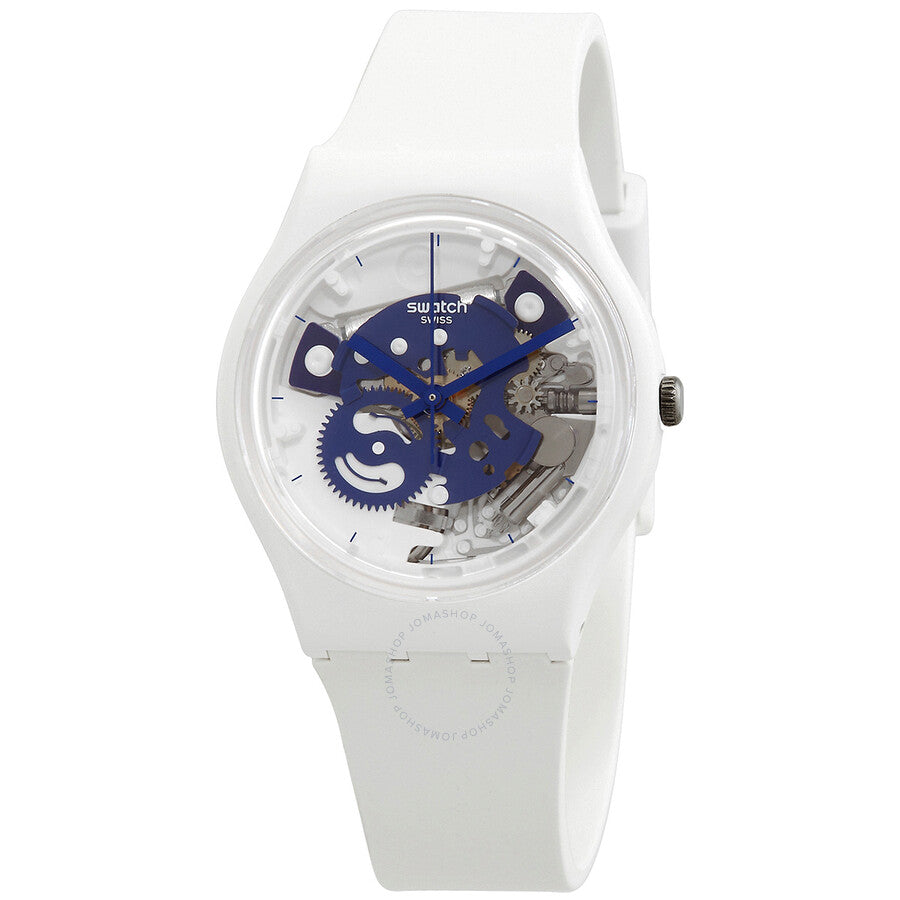 Swatch Time To Blue Small Quartz Unisex Watch SO31W103 - Dawson Watches