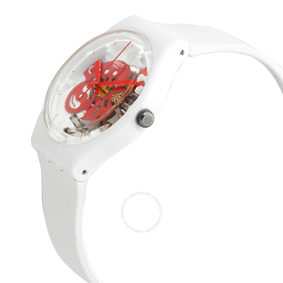 Swatch Time To Red Small Quartz Unisex Watch SO31W104 - Dawson Watches #2