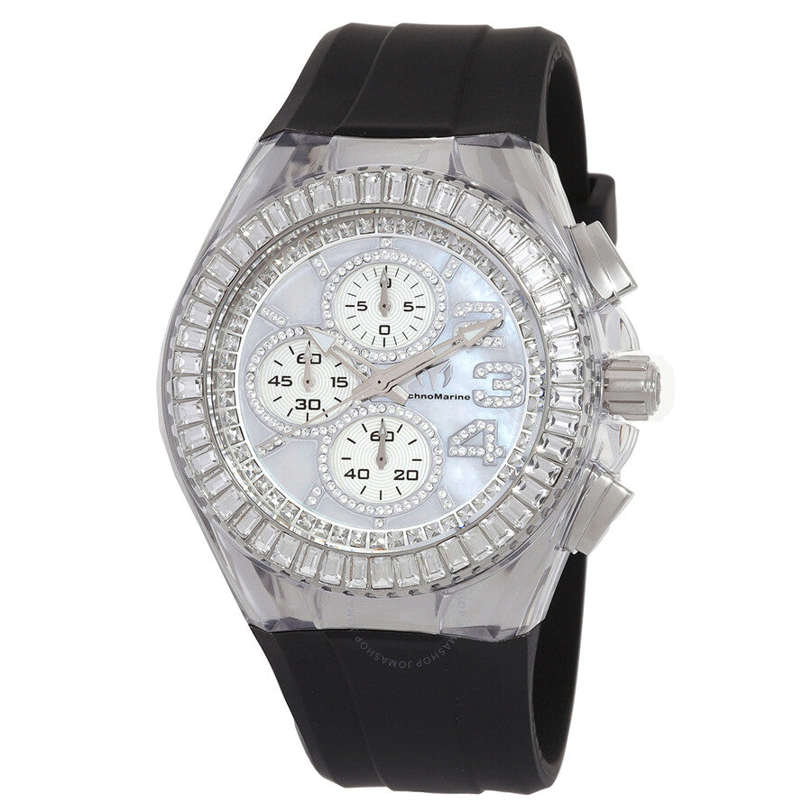 Technomarine Cruise Chronograph Quartz Crystal White Dial Men's Watch TM-121023 - Dawson Watches