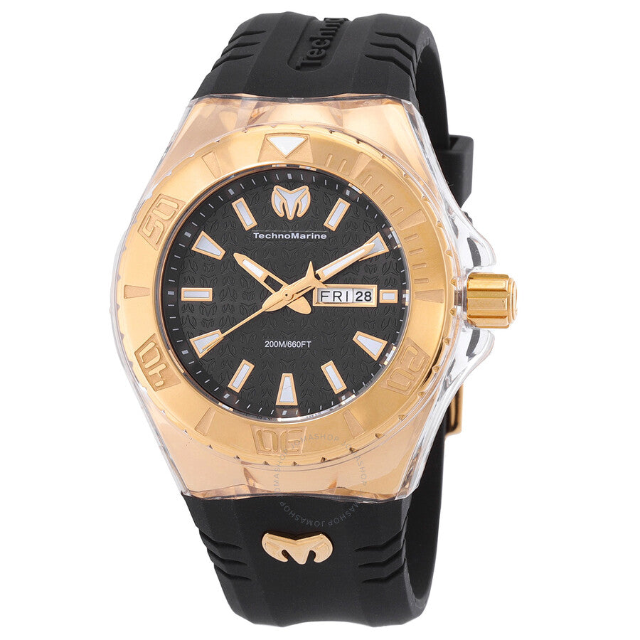 Technomarine Cruise Date Day Quartz Black Dial Men's Watch TM-122011 - Dawson Watches