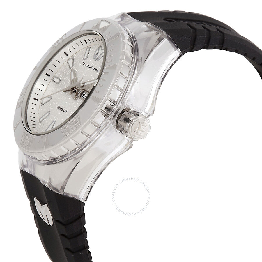 Technomarine Cruise Monogram Date Day Quartz Silver Dial Men's Watch TM-122007 - The Watches Men & Co #2