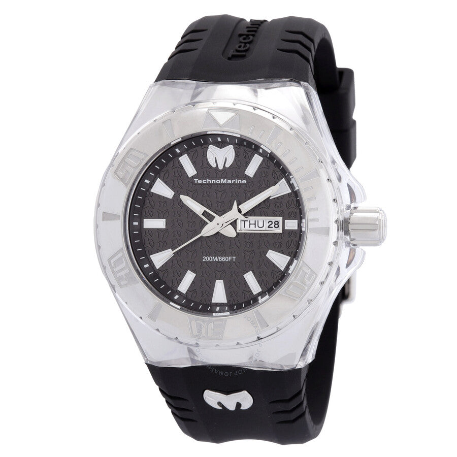 Technomarine Cruise Monogram Quartz Black Dial Men's Watch TM-122006 - Dawson Watches
