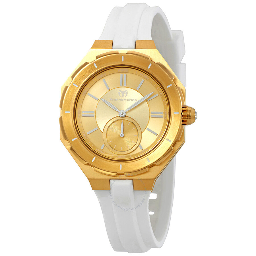 Technomarine Cruise Sea Gold Dial Ladies Watch TM-118005 - Dawson Watches