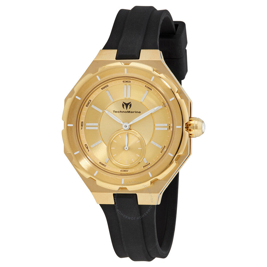 Technomarine Cruise Sea Lady Quartz Gold Dial Watch TM-120038 - Dawson Watches