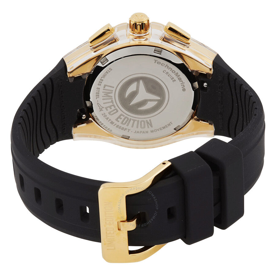 Technomarine Cruise Star Chronograph Quartz Crystal Black Dial Ladies Watch TM-121050 - Dawson Watches #3