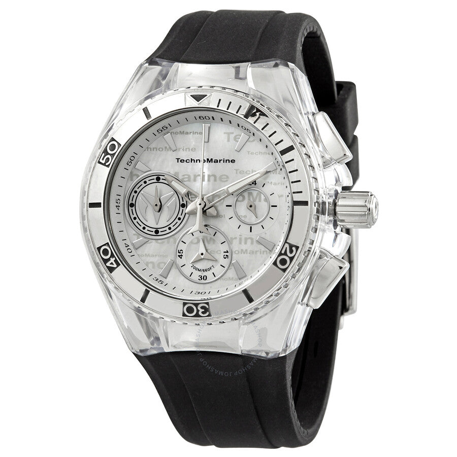 Technomarine Cruise Star Chronograph Quartz White and Silver Dial Watch TM-120027 - Dawson Watches