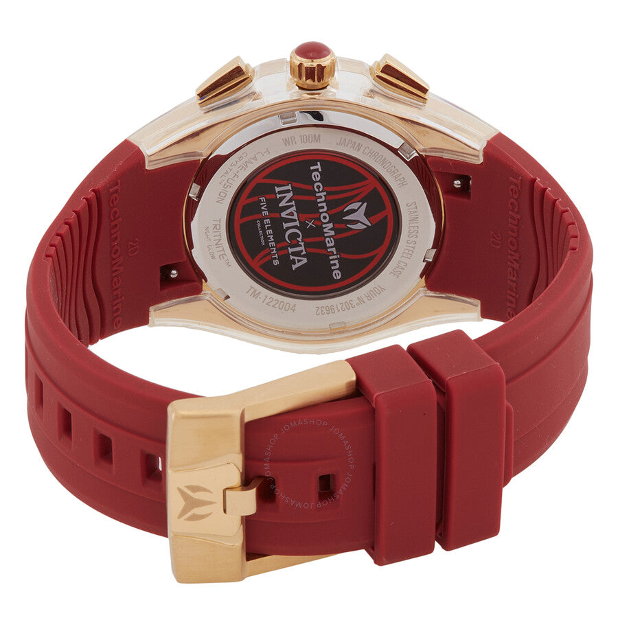 Technomarine Five Elements Chronograph Quartz Gold Dial Men's Watch TM-122004 - Dawson Watches #3