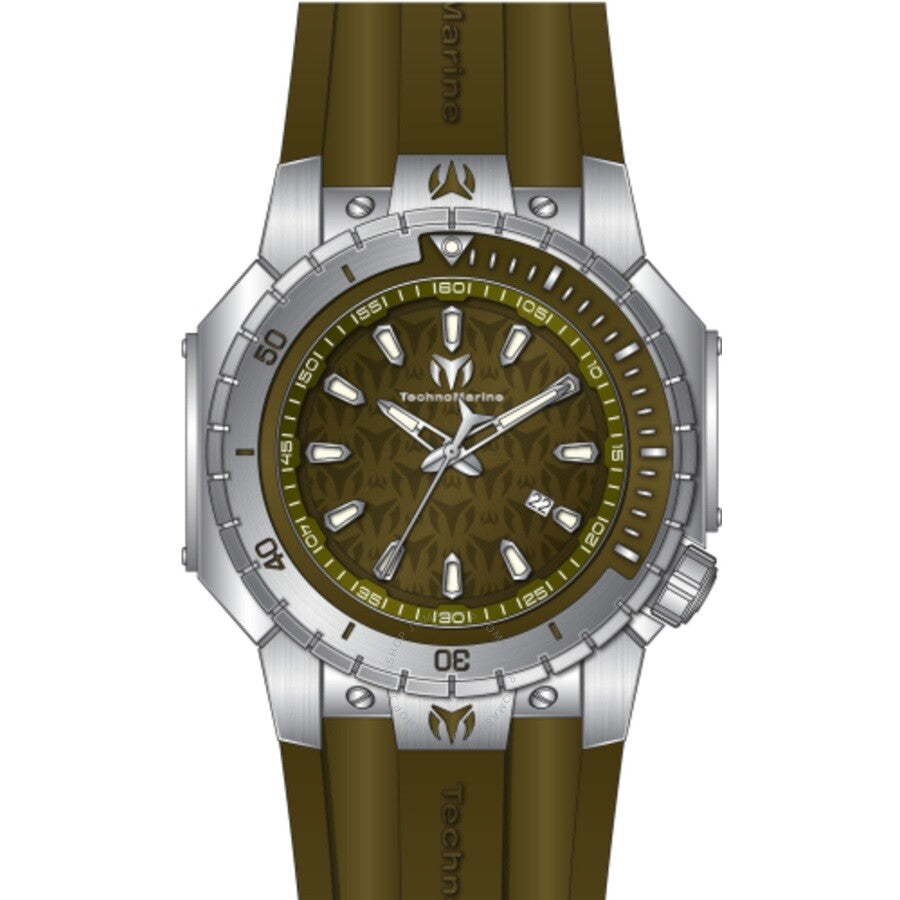 Technomarine Manta Sea Quartz Green Dial Men's Watch TM-224008 - Dawson Watches