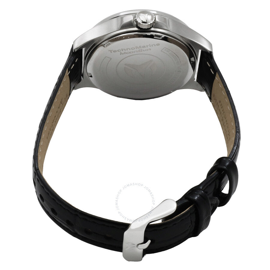Technomarine MoonSun Date-Day Quartz Charcoal Dial Ladies Watch TM-822055 - The Watches Men & Co #3