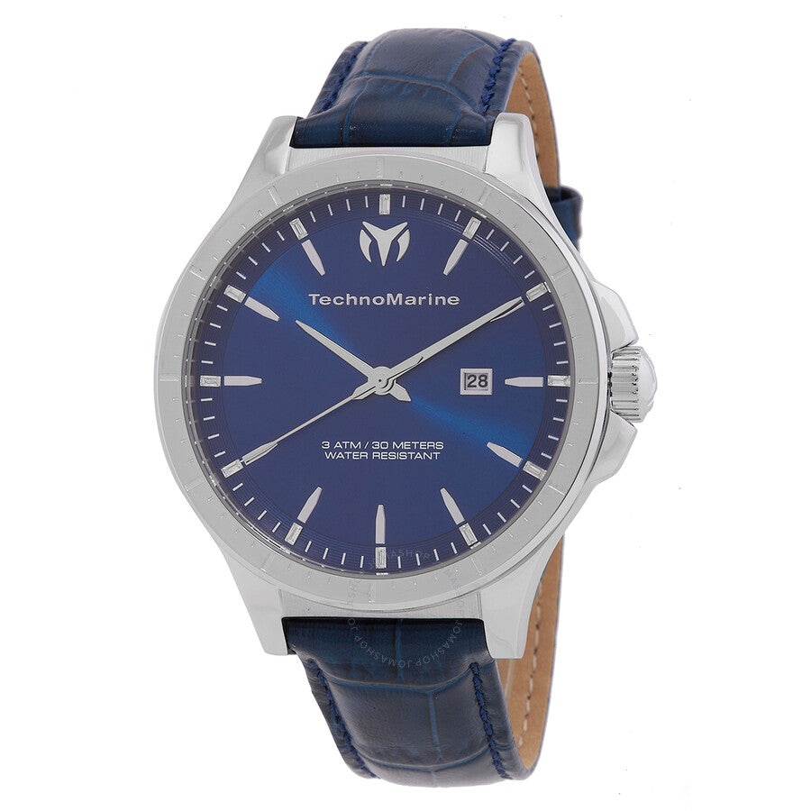 Technomarine MoonSun Date Quartz Blue Dial Men's Watch TM-822012 - Dawson Watches