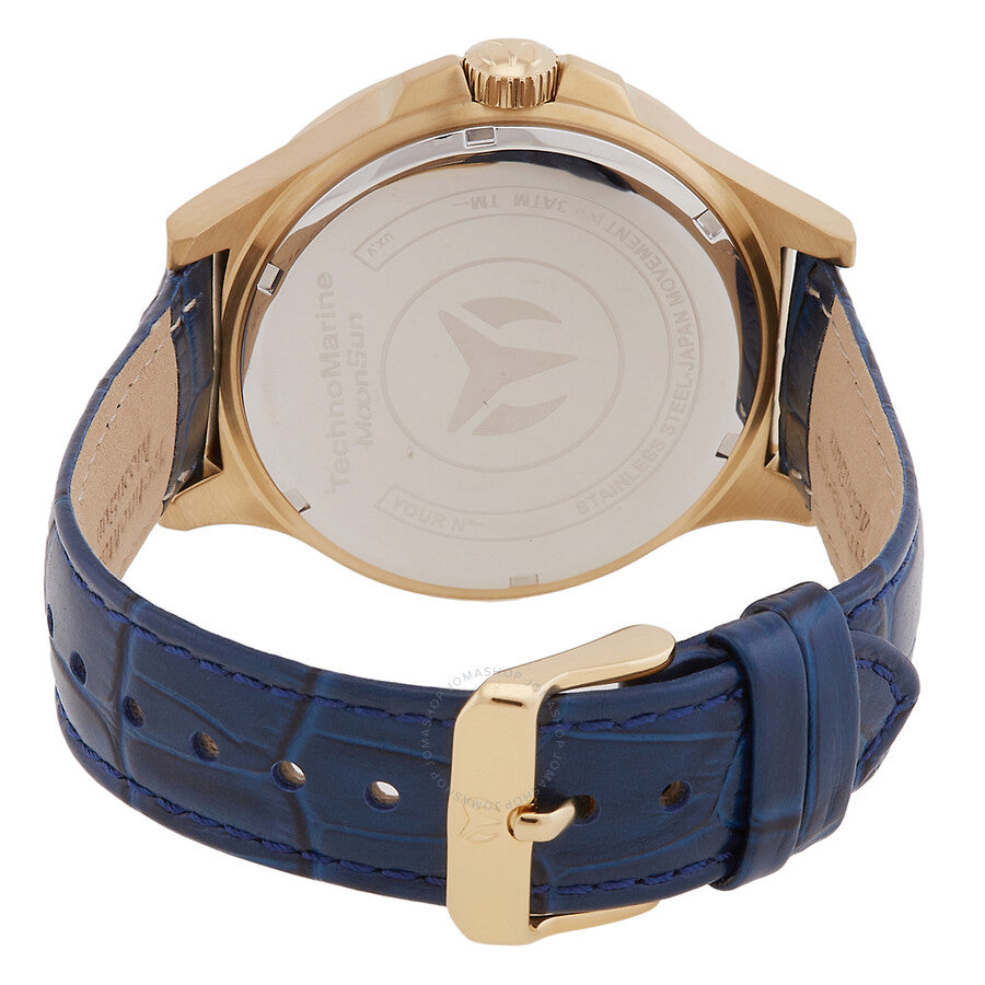 Technomarine MoonSun Date Quartz Blue Dial Men's Watch TM-822015 - Dawson Watches #3