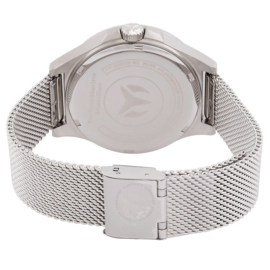 Technomarine MoonSun Date Quartz Light Blue Dial Ladies Watch TM-822035 - Dawson Watches #3