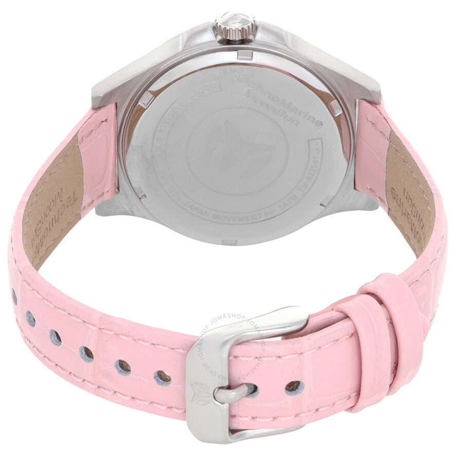 Technomarine MoonSun Date Quartz Pink Dial Ladies Watch TM-822041 - Dawson Watches #3