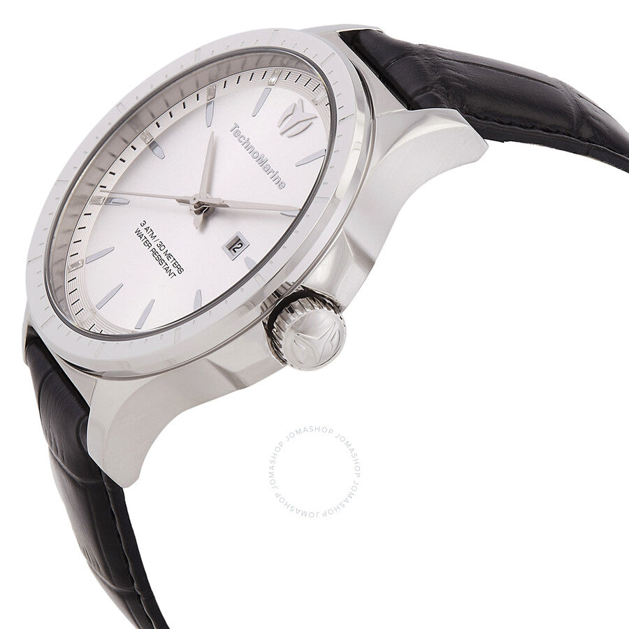 Technomarine MoonSun Date Quartz Silver Dial Men's Watch TM-822010 - The Watches Men & Co #2