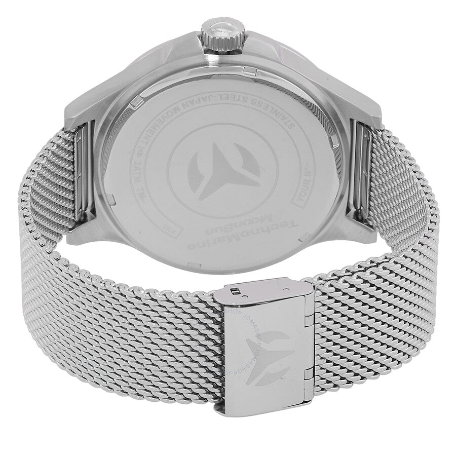 Technomarine MoonSun Date Quartz Silver Dial Men's Watch TM-822002 - Dawson Watches #3