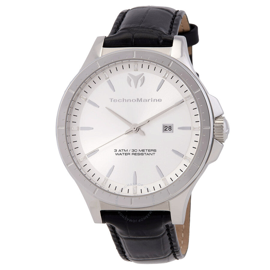 Technomarine MoonSun Date Quartz Silver Dial Men's Watch TM-822010 - Dawson Watches