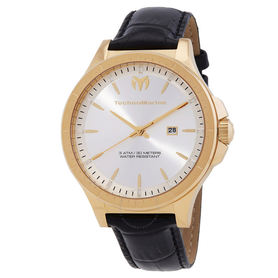Technomarine MoonSun Date Quartz Silver Dial Men's Watch TM-822013 - Dawson Watches