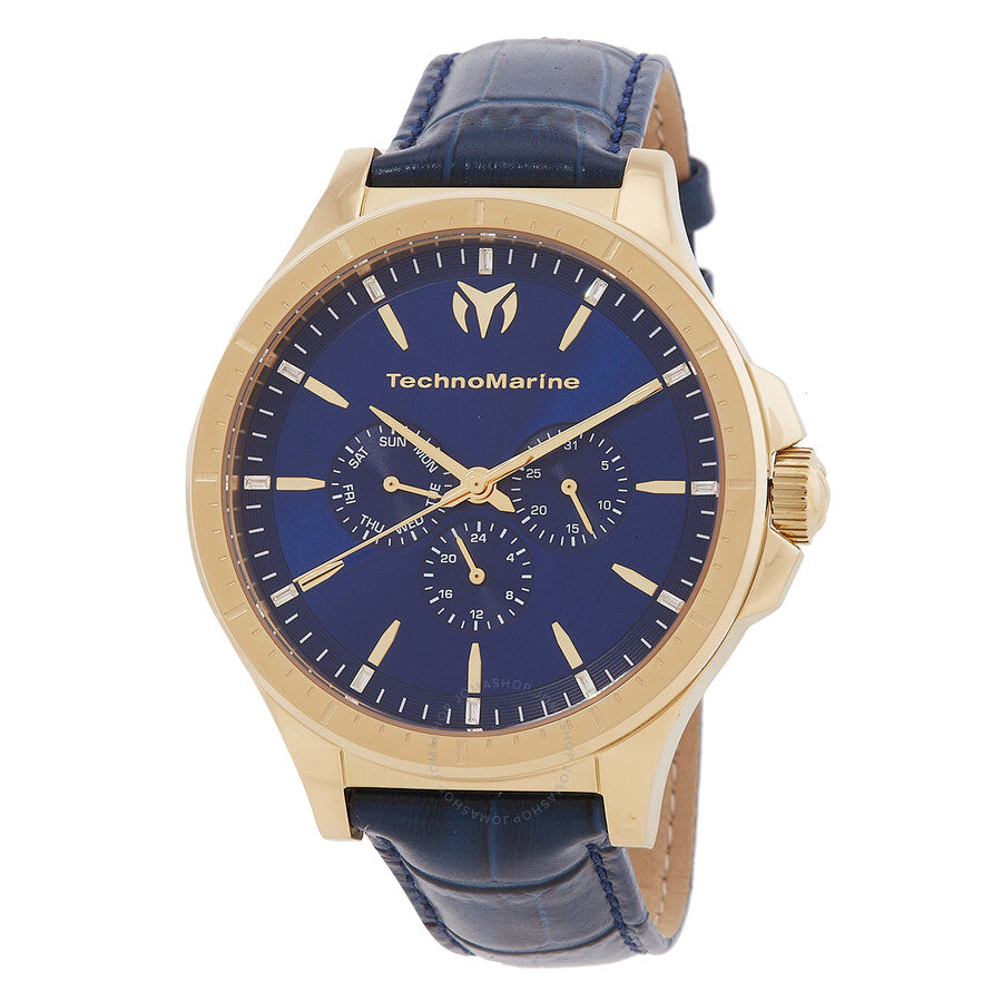 Technomarine MoonSun Date-Day Quartz Blue Dial Men's Watch TM-822030 - Dawson Watches