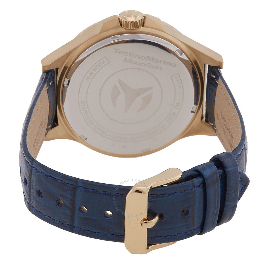 Technomarine MoonSun Date-Day Quartz Blue Dial Men's Watch TM-822030 - Dawson Watches #3