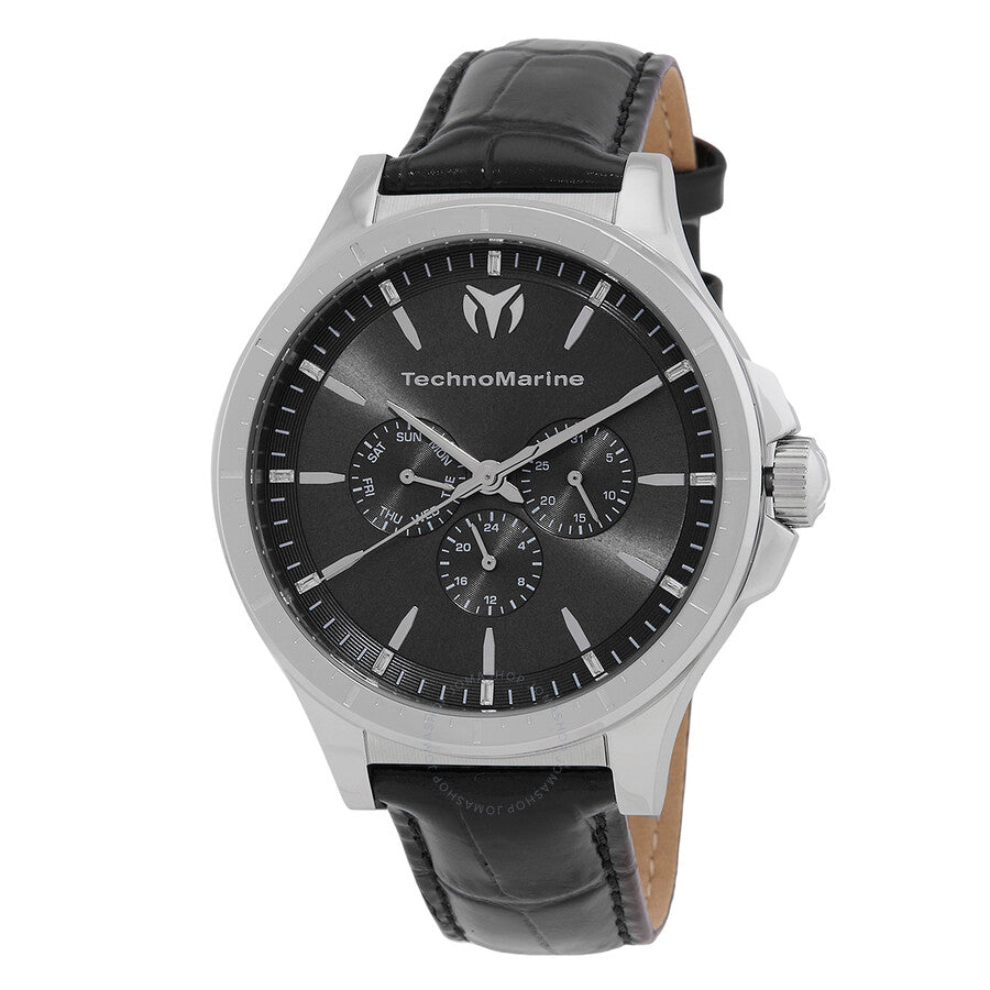 Technomarine MoonSun Date-Day Quartz Charcoal Dial Men's Watch TM-822026 - Dawson Watches