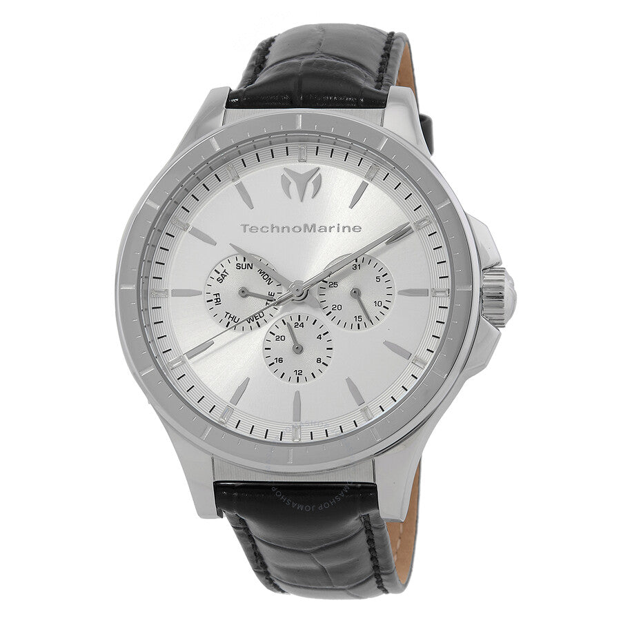 Technomarine MoonSun Date-Day Quartz Silver Dial Men's Watch TM-822025 - Dawson Watches