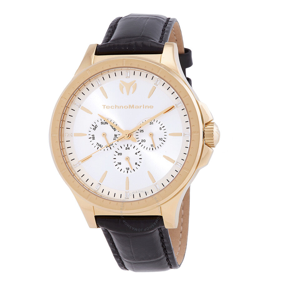 Technomarine MoonSun Date-Day Quartz Silver Dial Men's Watch TM-822028 - Dawson Watches