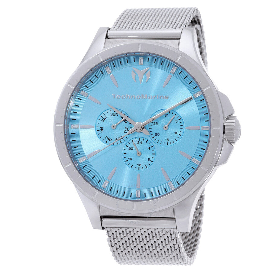 Technomarine Moonsun Light Blue Dial Men's Watch TM-822020 - Dawson Watches