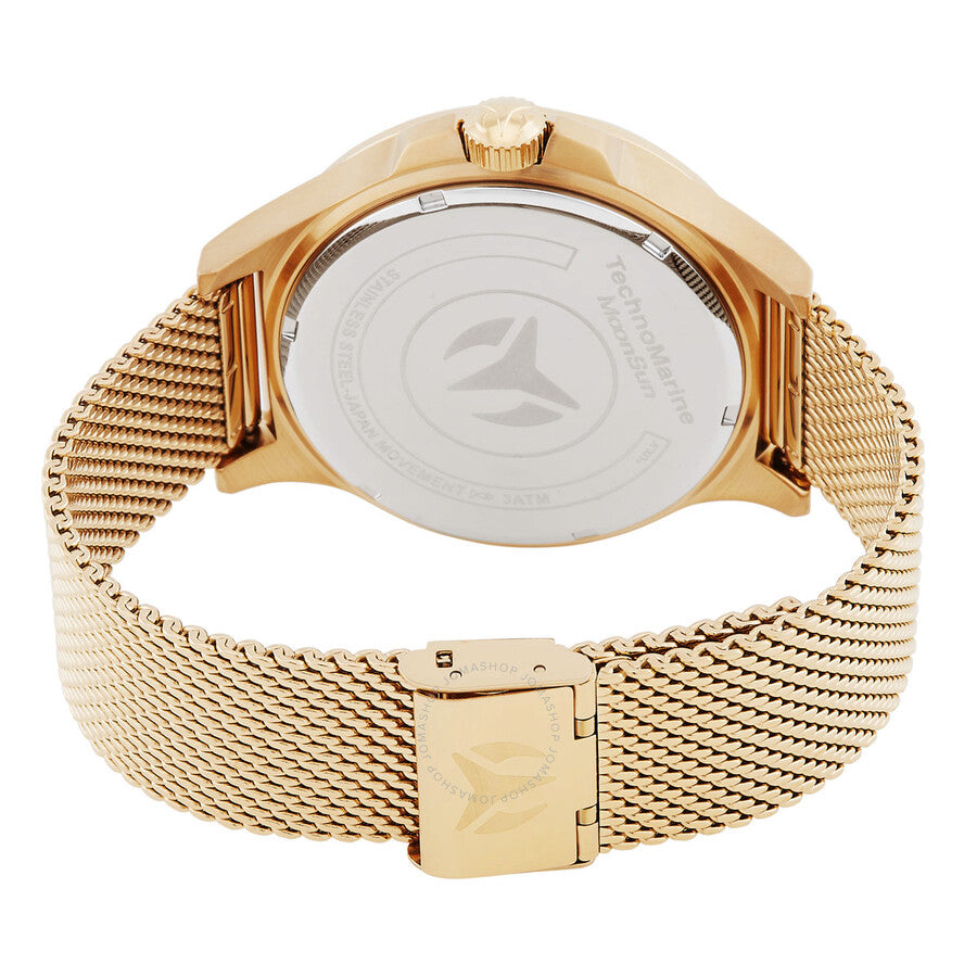 Technomarine Moonsun Quartz Gold Dial Men's Watch TM-822024 - Dawson Watches #3