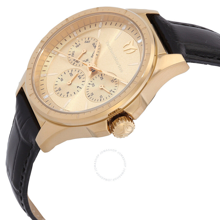 Technomarine MoonSun Quartz Gold Dial Unisex Watch TM-822060 - The Watches Men & Co #2
