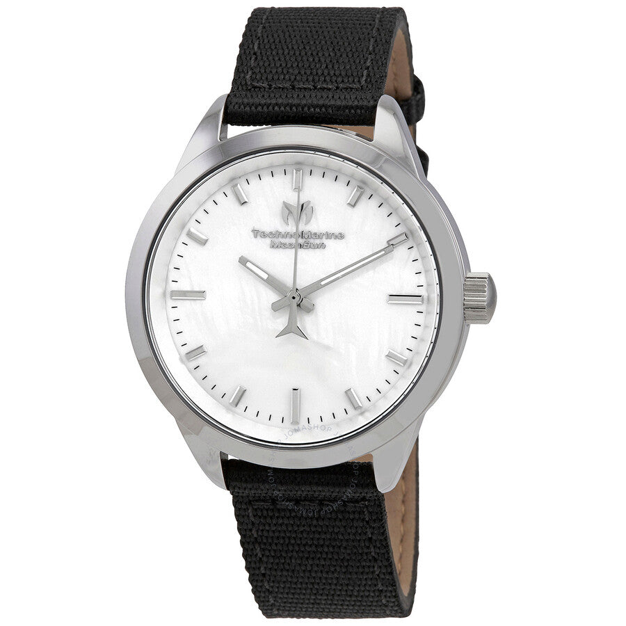 Technomarine Moonsun Quartz Mother Of Pearl Dial Ladies Watch Tm-820000 - Dawson Watches