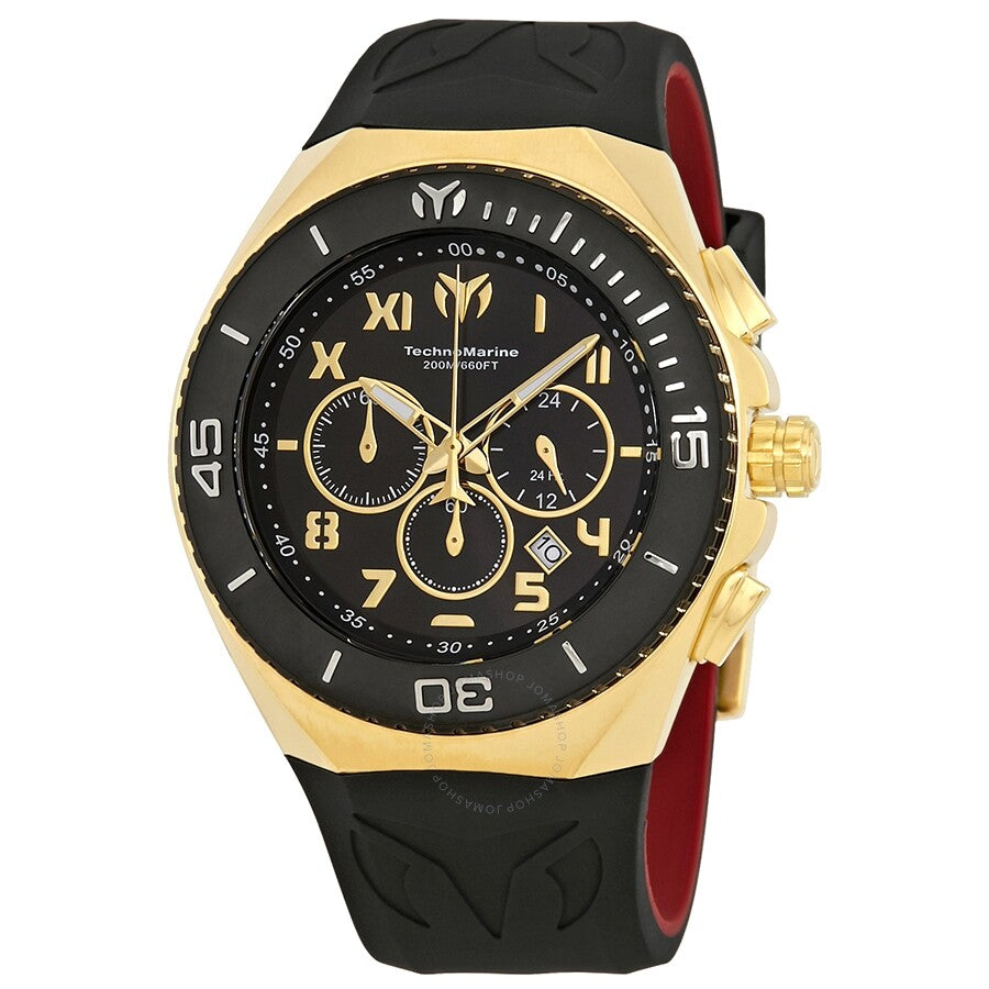 Technomarine Ocean Manta Black Dial Men's Chronograph Watch215066 - Dawson Watches