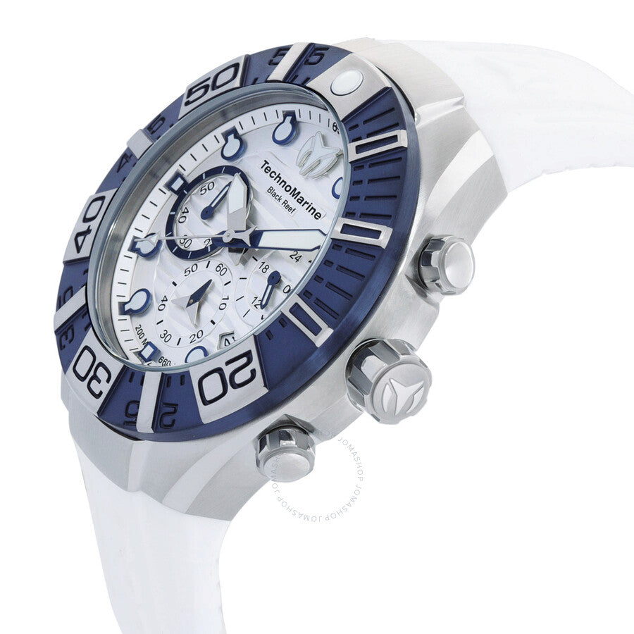 Technomarine Reef Black Chronograph GMT Quartz White Dial Men's Watch TM-523013 - Dawson Watches #2