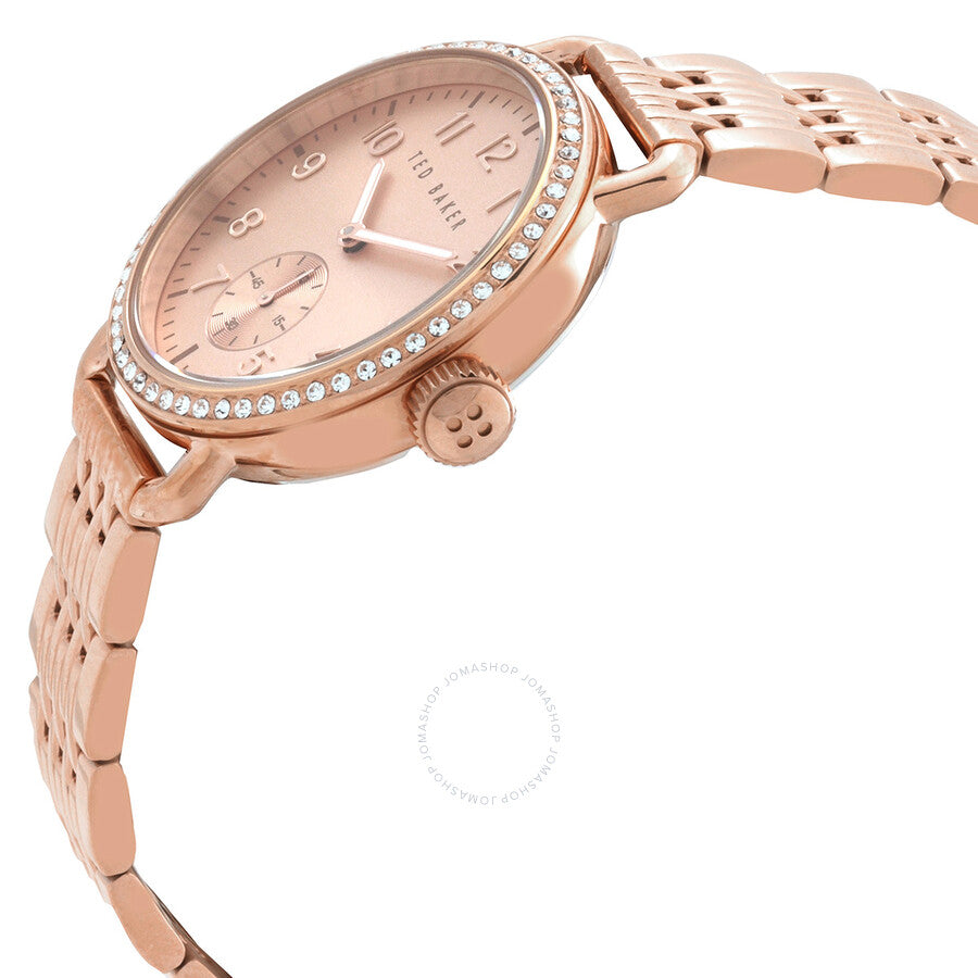 Ted Baker Hannah Quartz Rose Gold Dial Men's Watch BKPHHS001 - The Watches Men & Co #2