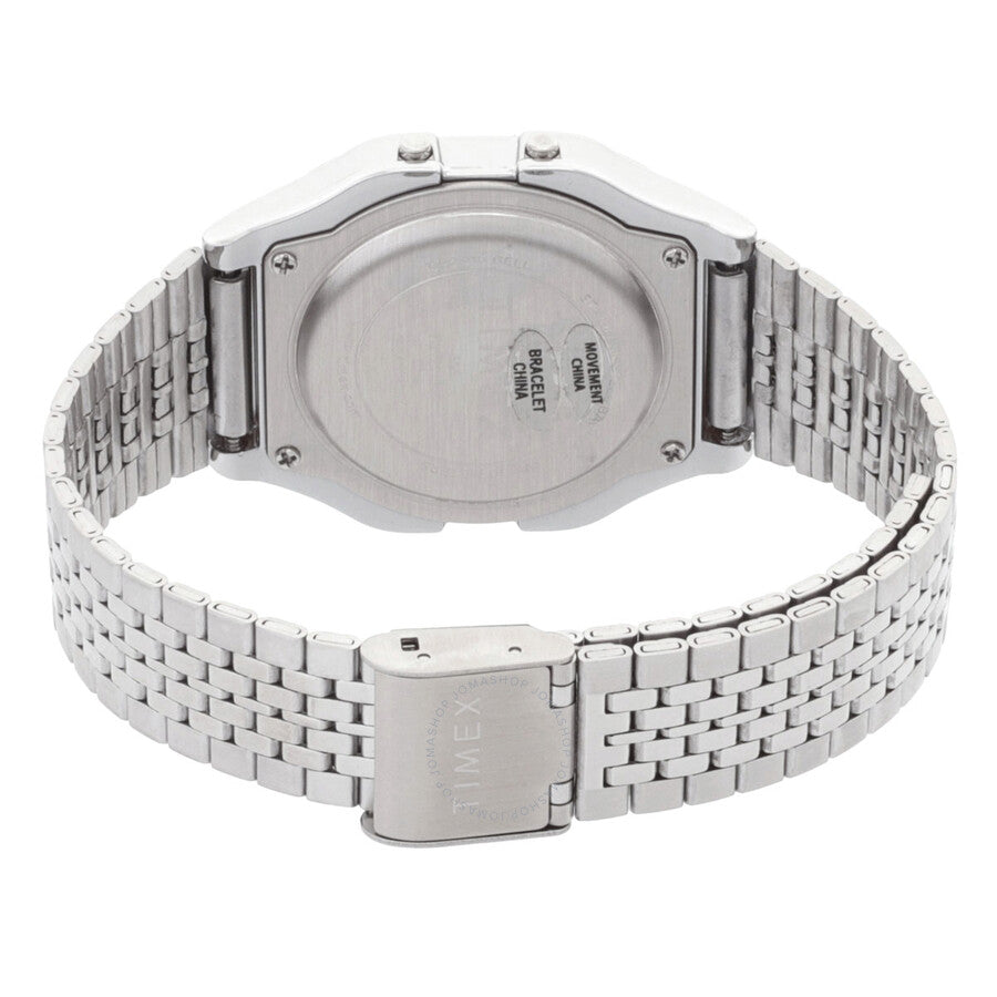 Timex 80 Alarm Quartz Digital Stainless Steel Bracelet Unisex Watch TW2R79300 - Dawson Watches #3
